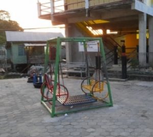 Pembangun Taman Bermain Anak Di Desa Piasan Habiskan Anggaran 200 Juta Lebih Diduga di Mark UP