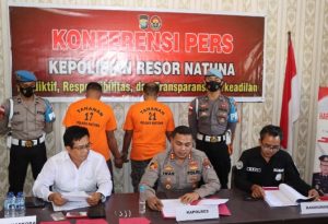 Asik Hisap Ganja, Dua Pemuda Natuna di Tangkap