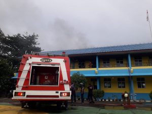 Dilalap Sijago Merah, Puluhan Komputer SMA Santa Maria Terbakar
