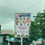 Heboh, Baliho Anggota DPRD Kota Tanjungpinang Terpasang Terbalik