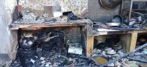 Diduga Konsleting Listrik, Rumah Milik  Warga Sei Jang Terbakar