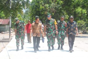 Tim Wasev Meninjau TMMD ke-114 Tahun 2022 di wilayah Kodim 0317/TBK