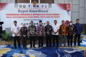 Tertibkan Perizanan Tambang, Pemprov Bengkulu Bersama KPK Teken Komitmen Bersama