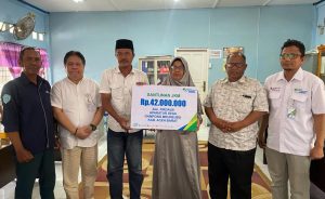 BPJamsostek Serahkan Santunan Kematian Rp 42 Juta di Meulaboh