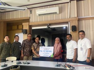 BPJamsostek Meulaboh Serahkan Santunan Kematian Rp197,9 Juta