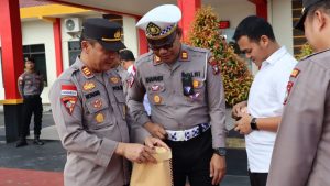 Polres Bintan Kumpulkan Donasi Untuk Korban Tanah Longsor Serasan