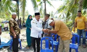 Ketua TP PKK Batu Bara Dampingi Bupati Zahir Melayat Kerumah Duka Mertua Ketua MPC PP Batu Bara