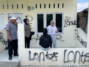Polsek Kota Kisaran Polres Asahan Sumut Lakukan Problem Solving Dengan Kedua Bela Pihak Coret Mencoret Dinding