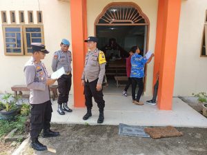 Pastikan keamanan Ibadah Kenaikan Isa Almasih Umat Kristiani, Polsek Sei Kepayang Polres Asahan Sumut Melaksanakan Pengamanan Ibadah
