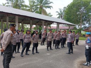 GRIMA Dan LSMM Lakukan Aksi Unjuk Rasa Damai, Personil Polres Asahan Sumut Laksanakan Pengamanan