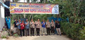 Polisi Beri Pengamanan Perlombaan Supergrasstrack Di Asahan