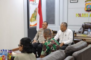 Kapolres Asahan Terima Silaturahmi Pengurus Gereja HKBP Ebenezer Mutiara Kisaran