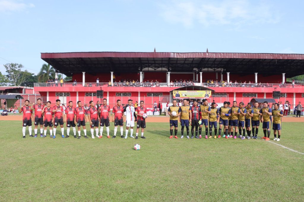 Laga Persahabatan Football, Polres Asahan Vs Polres Batu Bara