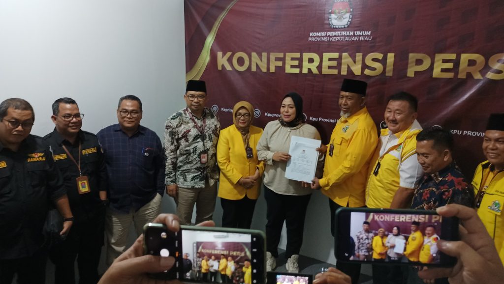 Golkar Kepri Daftarkan Bacaleg ke KPU, Ini Jumlah Target Kursi