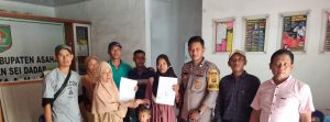 Bhabinkamtibmas Polsek Air Batu Polres Asahan Sumut Lakukan Problem Solving Terkait Pencurian Uang Antar Tetangga