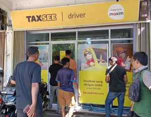 Puluhan Driver Maxim Datangi Kantor Cabang di Tanjungpinang Minta Kenaikan Tarif
