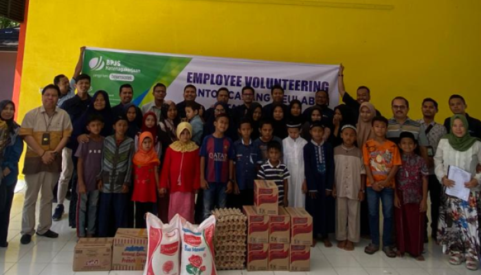 BPJAMSOSTEK Meulaboh Gelar Employee Volunteering