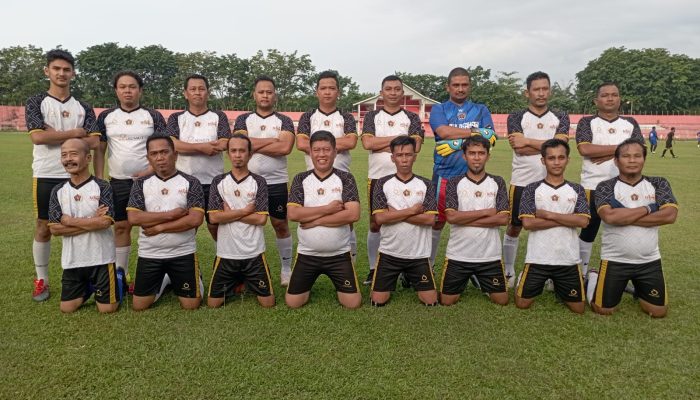 T Simbolon Buktikan Gol, Wartawan Asahan FC Menang Dari Bank Sumut kisaran