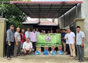Komunitas Pidie Lhokseumawe Bantu Korban Kebakaran di Kampung Jawa Baru