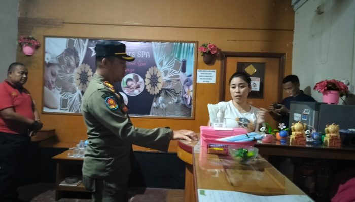 Satpol PP Sidak New Stars SPA Tanjungpinang Soal Dugaan Prostitusi