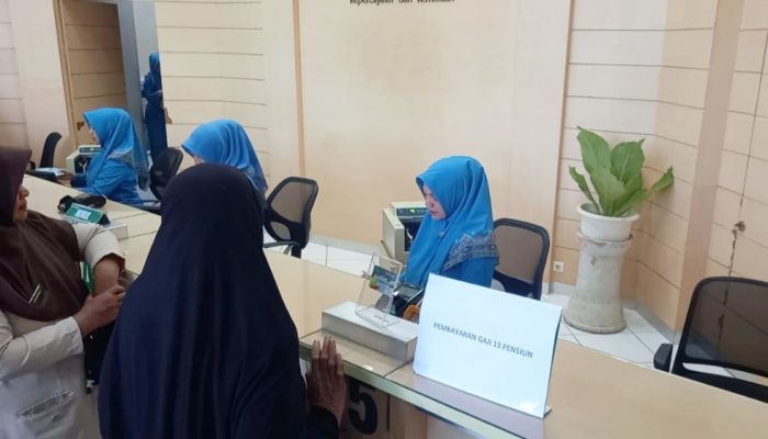 Taspen Lhokseumawe cairkan gaji 13 bagi 30.616 pensiunan