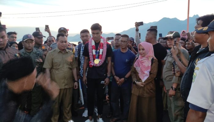 Ramadhan Sananta Tiba Daik, Disambut Bak Pahlawan