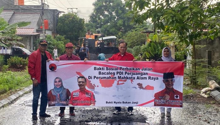 Komitmen Rini Sofriany Wujudkan Perbaikan Jalan Rusak di Perumahan Mahkota Alam Raya