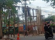 Pengerjaan Gapura Jalan Kartika Molor, Konsultan Pengawas ‘Buang Badan’