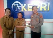 Rombongan Humas Polda Kepri Berkunjung Ke TV Kepri