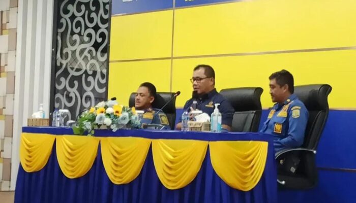 Damkar Tanjungpinang Berikan Sosialisasi dan Edukasi Tentang Bahaya Kebakaran Kepada Pegawai KPP Pratama Tanjungpinang