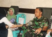 Peringati HUT Persit KCK Ke 78, Kodim 0315/Tanjungpinang Gelar Baksos Donor Darah