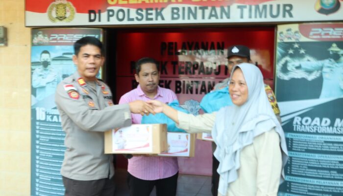 Polsek Bintan Timur, Polres Bintan Berikan Apresiasi Kepada Masyarakat Yang Dukung Tugas Polri