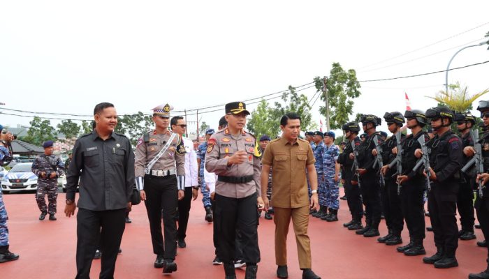 Operasi Mantab Praja Seligi 2024 Polres Bintan, Diresmikan Kapolres Bintan Dengan Apel Gelar Pasukan. 
