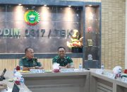 Kodim 0317/TBK Terima Kunjungan Kerja Tim Dalproggar TNI AD TA. 2024