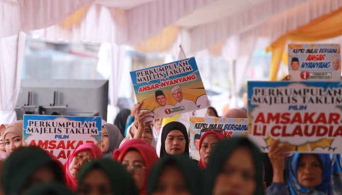 Emak-Emak Majelis Taklim Kota Batam Dukung Sayang-Asli