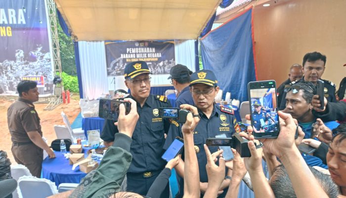 Bea Cukai Tanjungpinang Musnahkan Barang Ilegal Senilai Rp5,3 Miliar