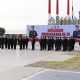 Kodim 0317/TBK Hadiri Upacara HUT Bhayangkara ke-79 di Karimun