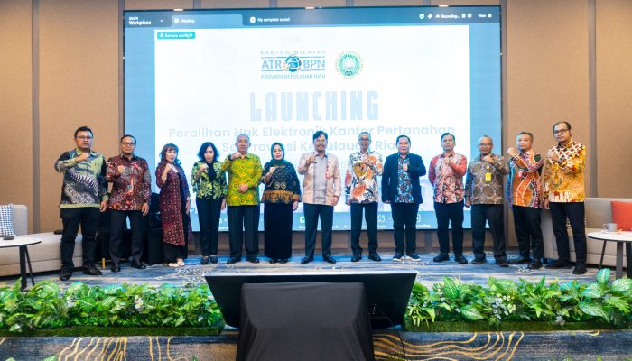 Kanwil BPN Provinsi Kepulauan Riau Gelar Sosialisasi dan Launching Layanan Peralihan Elektronik
