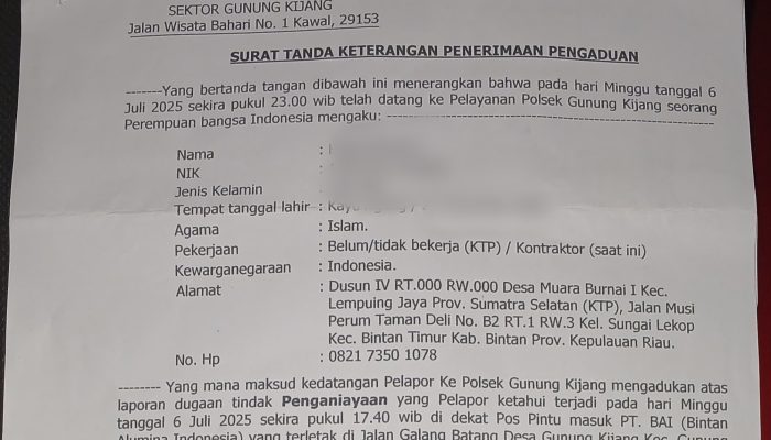 Dugaan Penganiayaan di PT BAI, Terlapor Sebut ‘Keponakan Santoni’