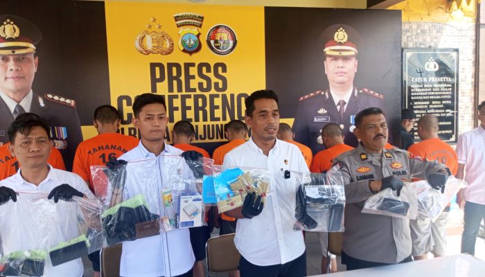 Polresta Tanjungpinang Tangkap 9 Pengedar Narkoba, Sita 56,55 Gram Sabu