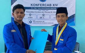 Muhammad Al Mujrin Nahkodai PC PMII Tanjungpinang-Bintan Periode 2026–2027