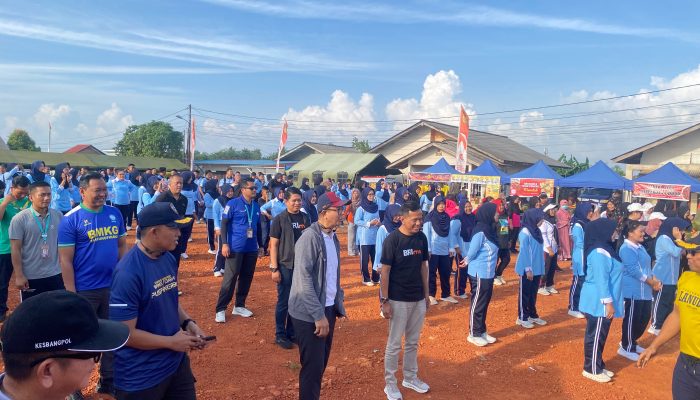 BRI BO Tanjungpinang Berpartisipasi dalam Olahraga Bersama dan Donor Darah Peringati HUT ke-68 Lanud Raja Haji Fisabilillah